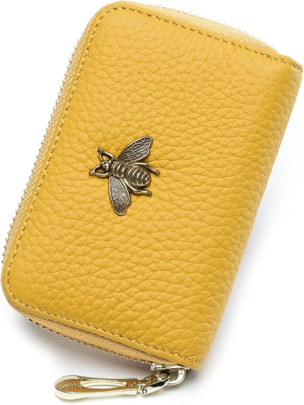 RFID Blocking Small Leather Card Wallet for Women - Stylish & Secure Credit Card